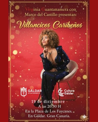 Virginia Guantanamera y Marco del Castillo presentan &ldquo;Villancicos Caribe&ntilde;os&rdquo; en G&aacute;ldar