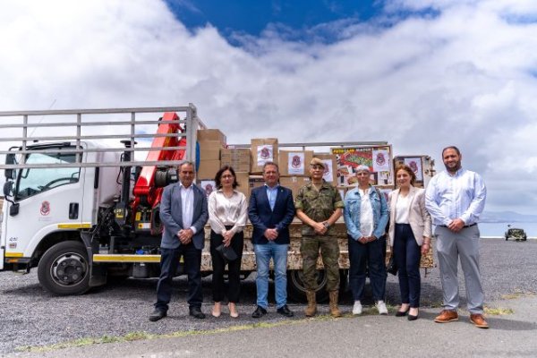 Valleseco dona cerca de 6.000 euros en material humanitario al pueblo libanés a través de la BRILIB XLIII