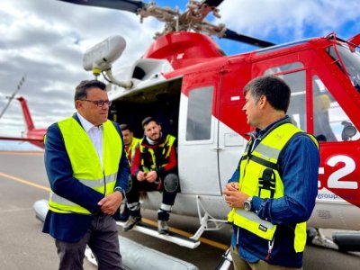 Los helic&oacute;pteros de emergencias del Gobierno de Canarias realizaron m&aacute;s de 400 intervenciones en 2023