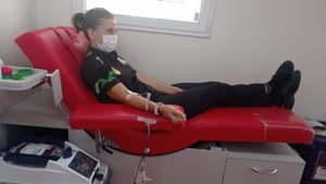 El ICHH promociona la donaci&oacute;n de sangre entre el colectivo de polic&iacute;as nacionales de Tenerife