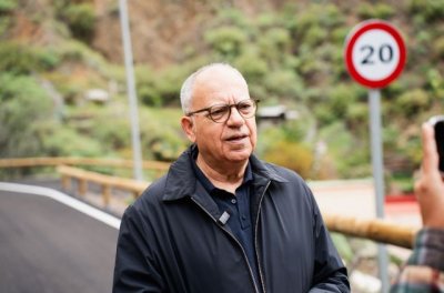 La Gomera: El Cabildo ejecuta actuaciones de emergencia en la CV-3 tras los daños causados por la borrasca Therese