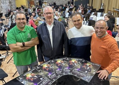 Pedro Manuel Afonso, la Banda Municipal de M&uacute;sica de G&aacute;ldar y el Maestro Florido presentan el espect&aacute;culo 'Mi Conciencia'