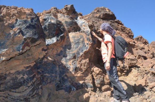 Localizados quince talleres guanches de explotación de obsidiana en El Teide