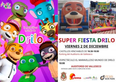 &ldquo;La Pandilla de Drilo&rdquo; llega al municipio de Valleseco