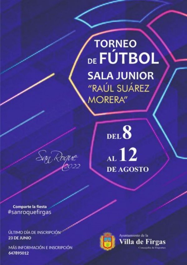 Firgas: Mañana finaliza el plazo de inscripción del Torneo de Fútbol Sala Junior