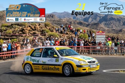 Automovilismo: La Copa Faroga 1.6 Trofeo Pastelería La Madera desata la pasión en el Rallye Ciudad de Telde