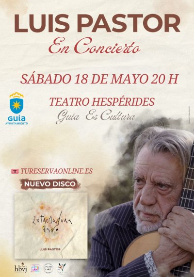 Luis Pastor trae al Teatro Hesp&eacute;rides de Gu&iacute;a su &uacute;ltimo &aacute;lbum &lsquo;Extremadura Fado&rsquo;