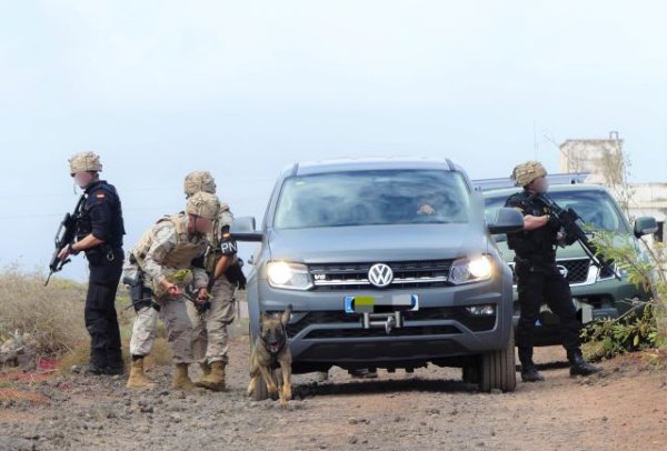 La Unidad de Seguridad de Canarias y el ejercicio de escoltas de la Fuerza de Protección de la Armada