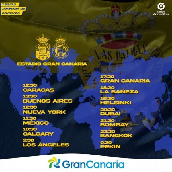 Radio Faro del Noroeste retransmite hoy domingo, a las 17.30 horas: UD Las Palmas - Real Racing Club