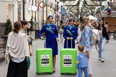 La nueva ruta a Madrid de Binter despega desde la Palmas de Gran Canaria