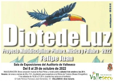 Valleseco presenta la &uacute;ltima propuesta pict&oacute;rica de Felipe Juan &ldquo;Dioteluz&rdquo;