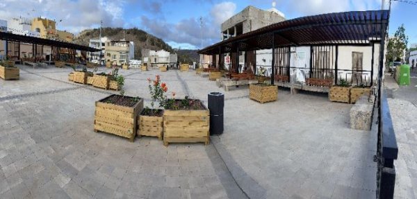 Arucas: La Plaza Nuestra Señora del Carmen nuevamente a disposición de los vecinos y vecinas de Santidad