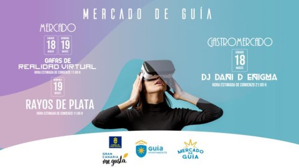 Sesiones gratuitas de realidad virtual este fin de semana en el Mercado de Guía