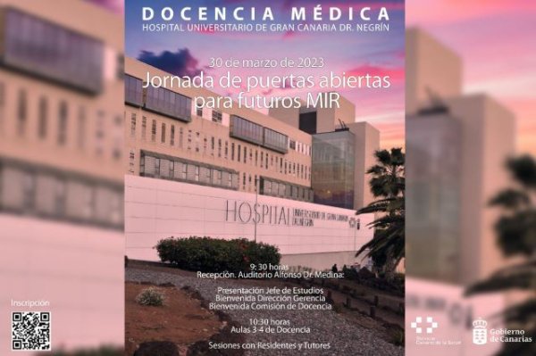 El Hospital Dr. Negr&iacute;n organiza el 30 de marzo una jornada de puertas abiertas para futuros residentes