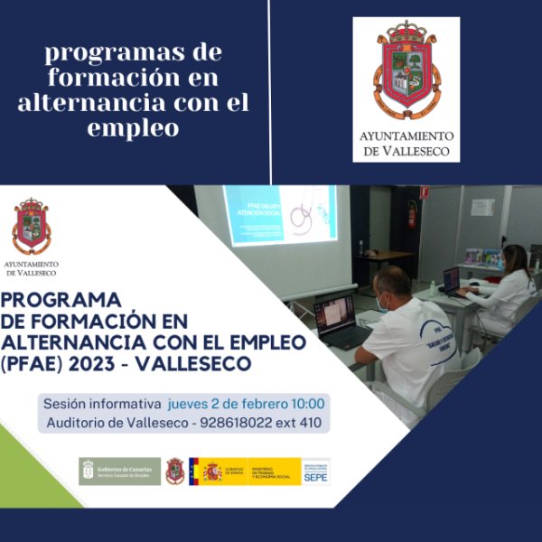 El PFAE &ldquo;Salud y Atenci&oacute;n Social de Valleseco&rdquo; celebra una jornada informativa a la poblaci&oacute;n