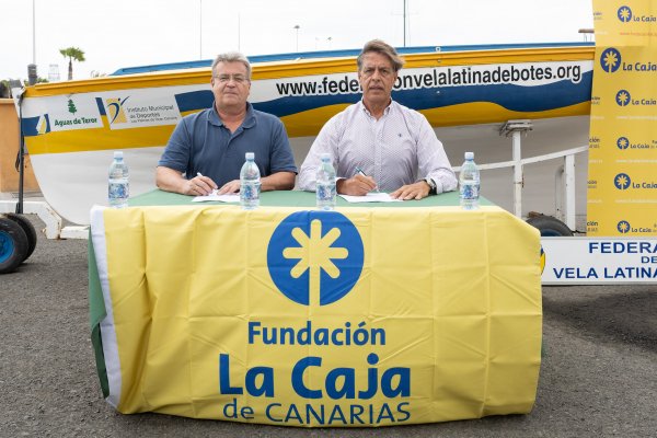 La Fundación La Caja de Canarias suma tres décadas de apoyo a la Vela Latina Canaria