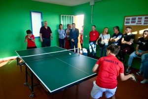 G&aacute;ldar inaugura en Sardina las nuevas instalaciones del Club de Tenis de Mesa Galagagui