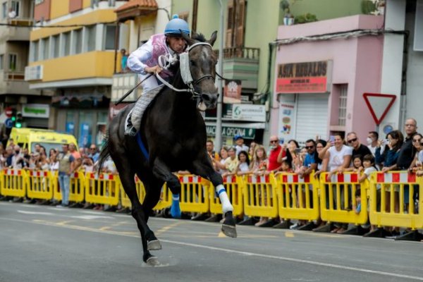 Las calles de Gáldar acogen con éxito de público la III Carrera de Caballos