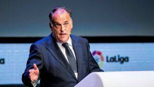 Tebas: "El Europarlamento determin&oacute; que el camino no es la Superliga&rdquo;