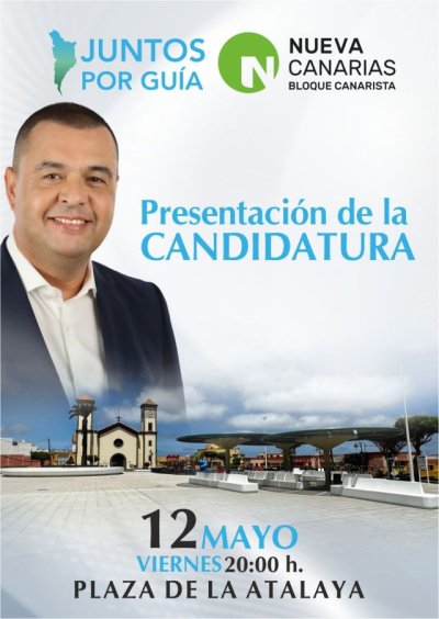 Juntos por Gu&iacute;a-Nueva Canarias presenta este viernes el equipo de Pedro Rodr&iacute;guez para las pr&oacute;ximas elecciones municipales