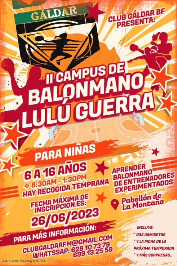 Balonmano Femenino: El Campus del club G&aacute;ldar BF repite apuesta y proyecta el II Campus Lul&uacute; Guerra 2023