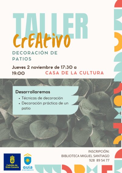 Gu&iacute;a: Taller de decoraci&oacute;n creativa de patios con motivo de la Ruta &lsquo;Patiando con Dulces y Quesos de Gu&iacute;a 2023&rsquo;