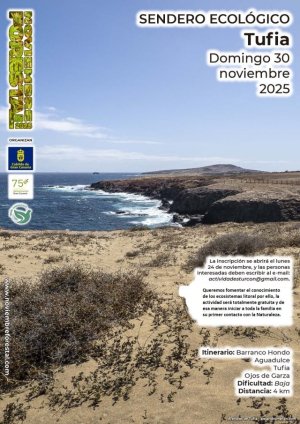 Noviembre Forestal 2025 visita Tufia mediante la organización de una ruta de senderismo