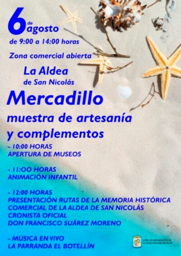 La Aldea: El mercadillo de agosto llega con dos rutas comerciales