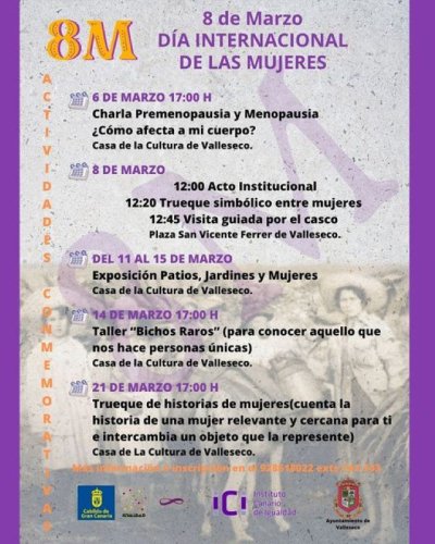 Valleseco celebra este 8 de marzo el Día Internacional de las Mujeres 