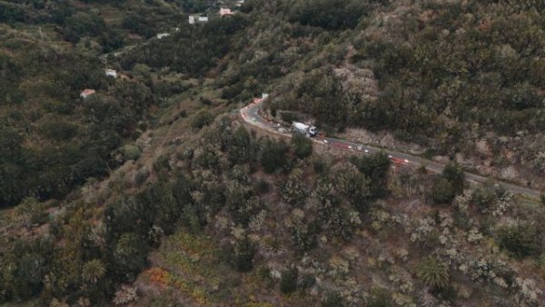 La Gomera: Avanzan los trabajos de acondicionamiento de la vía que une Juego de Bolas con Meriga