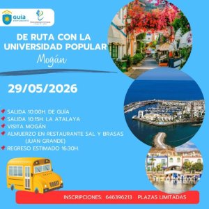 &lsquo;De Ruta con la Universidad Popular&rsquo; ofrece una salida este viernes para descubrir la belleza de Mog&aacute;n