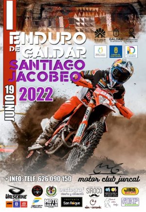 El “Enduro de Gáldar Santiago Jacobeo 2022” de motociclismo en su semana de celebración