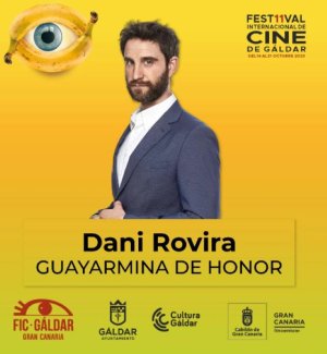 Dani Rovira, Guayarmina de Honor del FIC Gáldar 2023