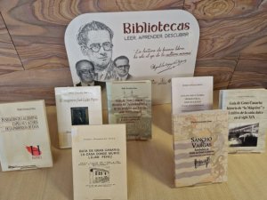 La Concejalía de Cultura dedica una sección especial en la Biblioteca de Guía a las publicaciones del cronista Pedro González Sosa