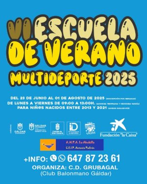 El Grupo Balonmano Gáldar organiza la Escuela de Verano Multideporte