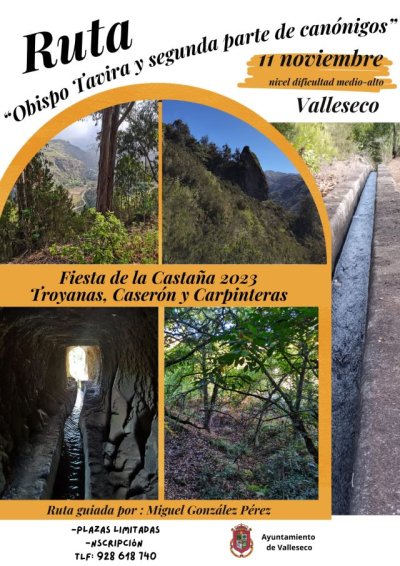 Valleseco: Ruta literaria Obispo Tavira y segunda parte de can&oacute;nigos