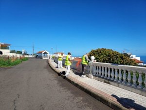 Villa de Firgas: Rehabilitación de la balaustrada de la Avenida Islas Canarias