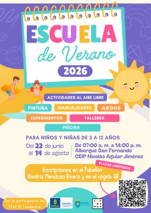 La Escuela de Verano de Gu&iacute;a 2026 contar&aacute; por primera vez con personal especializado para menores con necesidades educativas especiales