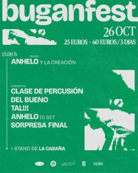 Buganfest: El sector de la m&uacute;sica en Canarias reclama espacios con un festival de tres d&iacute;as en el Buganvilla Studio