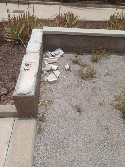 Parque D. Juan Aguiar Galv&aacute;n en Sardina de G&aacute;ldar abandonado