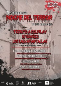 Gu&iacute;a celebra Halloween con cuatro escenarios terror&iacute;ficos repartidos por el casco hist&oacute;rico y con Tributo a Coldplay y Los Salvapantallas