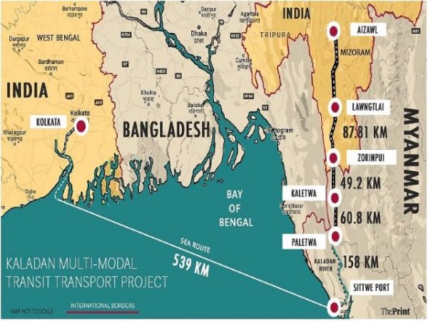El corredor de conectividad corto de la India a través de Myanmar tiene una importancia estratégica descomunal