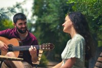 Recital del tr&iacute;o integrado por Julia Rodr&iacute;guez, Pau Dur&aacute;n y Didac Moral el 10 de diciembre