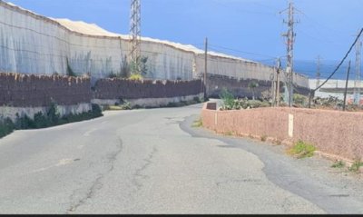 Gáldar: La carretera de Bocabarranco a la Carretera de Sardina en mal estado llena de socavones