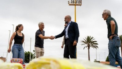 La Ciudad Deportiva Gran Canaria renueva su equipamiento de atletismo antes de las obras de mejora de la pista