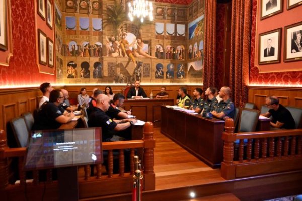G&aacute;ldar: El Ayuntamiento celebra la Junta de Seguridad para las Fiestas Mayores de Santiago 2026