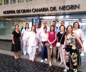 M&eacute;dicos portugueses visitan la Unidad de Fracturas del Hospital Dr. Negr&iacute;n para conocer sus est&aacute;ndares de calidad