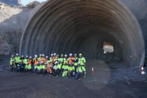 Obras Públicas culmina la perforación de los nueve túneles de la nueva carretera de La Aldea