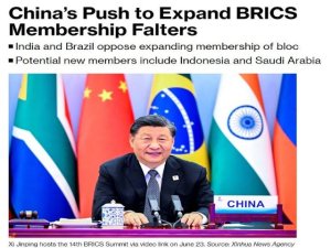 Explicando las diferencias reportadas de China e India sobre la expansi&oacute;n de los BRICS