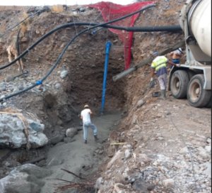 El Ayuntamiento de La Aldea de San Nicolás finaliza las obras de reparación en la estación de bombeo e impulsión de La Ladera al Palomar